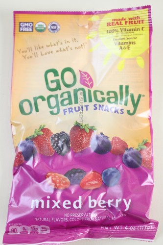 Go Organially Mixed Berry Fruit Snacks