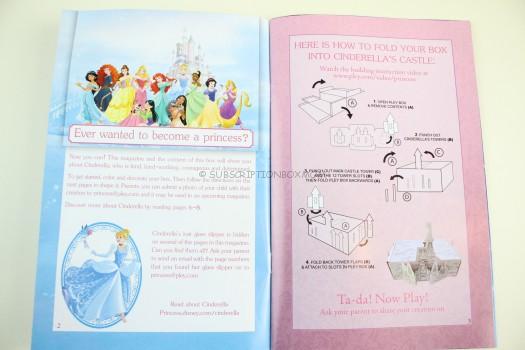 Activity Book + Cinderella's Castle Crafting Activity