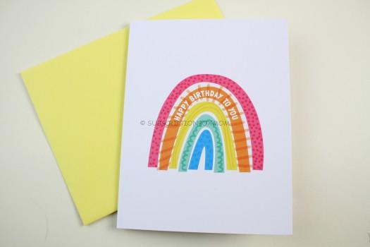 Happy Birthday Rainbow Card