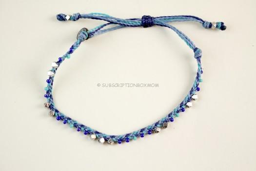  Blue Beaded Bracelet