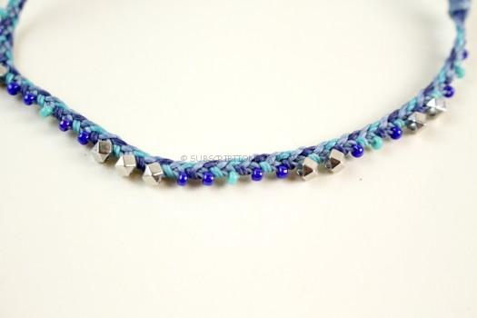  Blue Beaded Bracelet