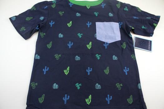 Andy + Evan Boys Cactus Print Pocket Tee