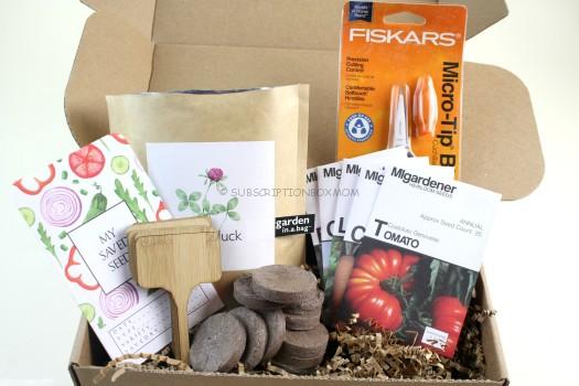 BasilBox March 2018 Gardening Subscription Box Review