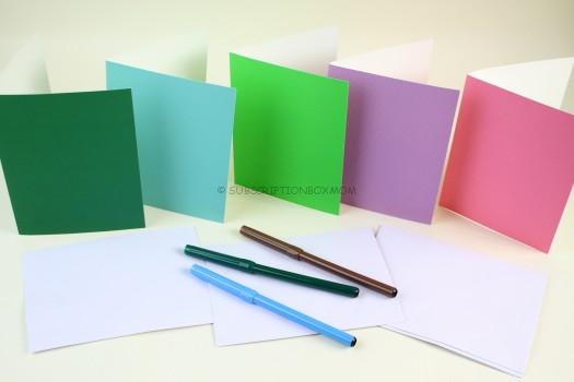 Blank Cards, Envelopes and Markers 