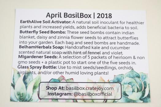 BasilBox April 2018