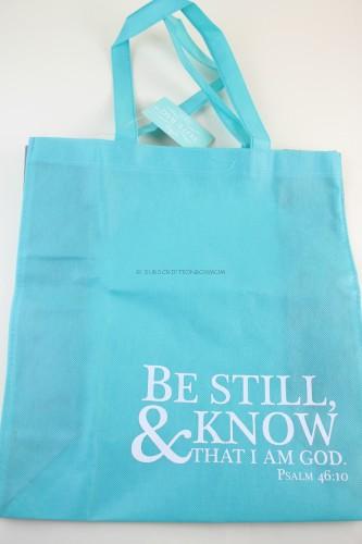 Turquoise Tote Bag 