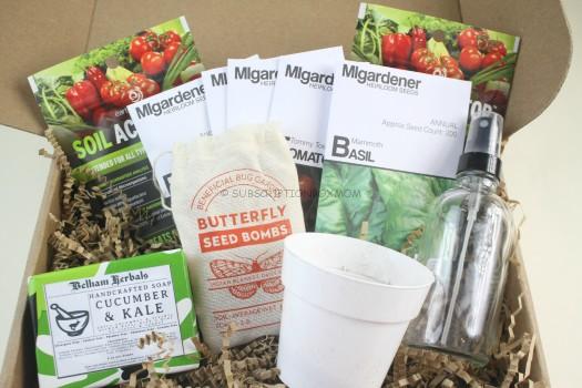 BasilBox April 2018 Gardening Subscription Box Review