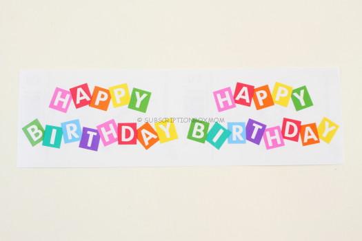 Happy Birthday Stickers