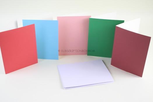 Five Blank Cards & Envelopes 