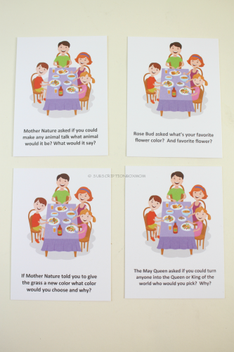 My Fairy Tale Conversation Cards For Dinner Conversation Starters