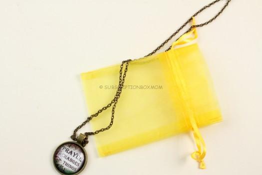 "Prayer Changes Things" Necklace