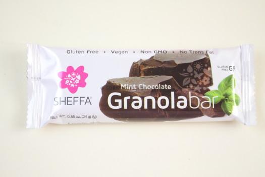 Sheffa Mint Chocolate Granola Bar
