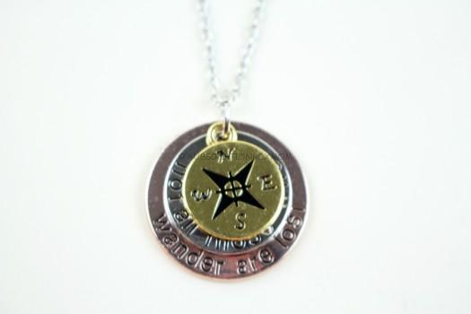 BohoBabe Not All Who Wander Are Lost Necklace