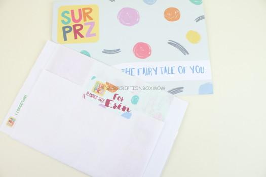 Surprz May 2018 Personalized Sticker Subscription Review