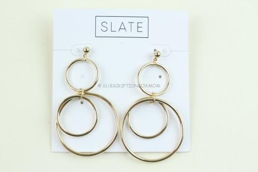 Slate Zarah Earrings in Gold