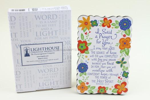 Lighthouse Christian Products Plaque-I Said A Prayer For You