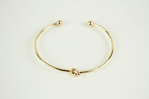 Knotted Gold Cuff
