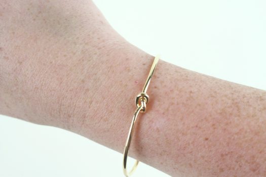 Knotted Gold Cuff