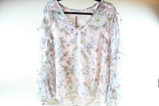 Loveriche Flirty Blush Floral Blouse