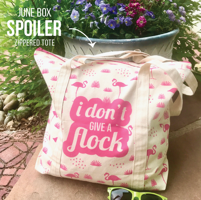 "I Don't Give a Flock" Zippered Tote from S&S 