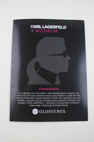 Glossybox Karl Lagerfeld + ModelCo Limited Edition Box Review