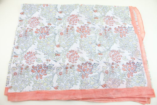 The Scarf - Cotton Silk Blooming Vine Scarf 