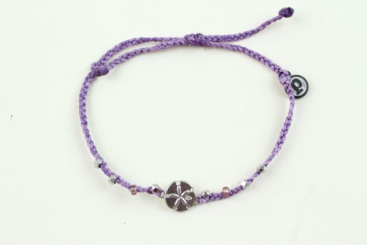 Sand Dollar Purple Bracelet 