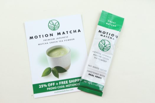 Motion Matcha  Single Serve Matcha Stick