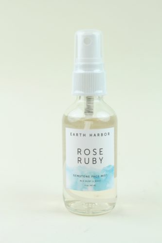 Earth Harbor Rose Ruby Gemstone Face Mist 