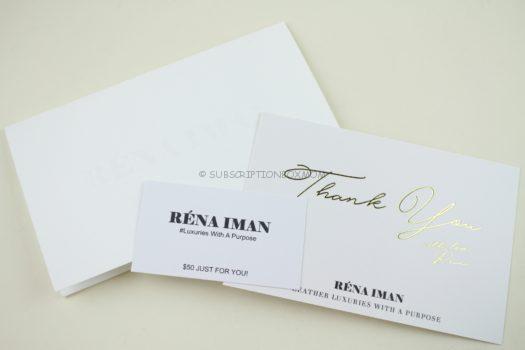 Rena Iman $50 Gift Card