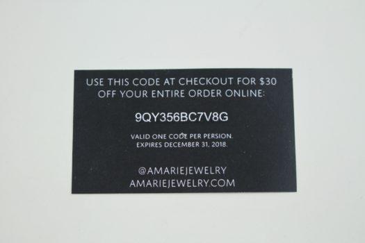 A. Marie Jewelry $30 Gift Card