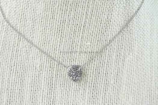 Ava Rose Raleigh Necklace in Silver and Platinum Druzy