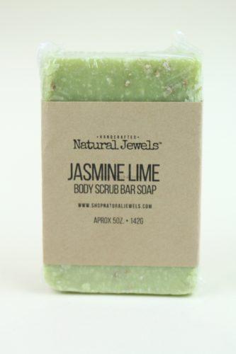 Jasmine Lime Body Scrub Soap Bar 