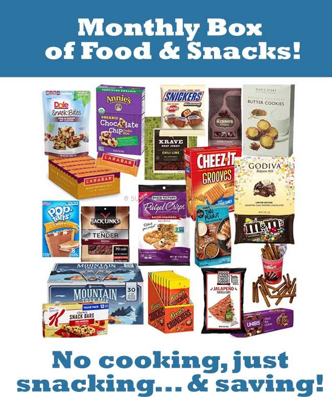 New Monthly Box of Food & Snacks Now Available
