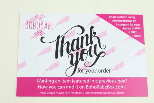 BohoBabe July 2018 Review