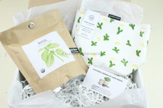 BasilBox June 2018 Gardening Subscription Box Review