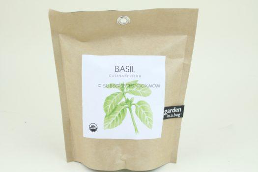 Basil Organic Garden In A Bag
