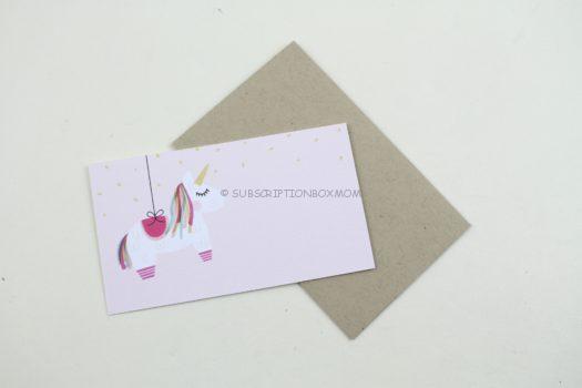 Unicorn Pinata Mini Card