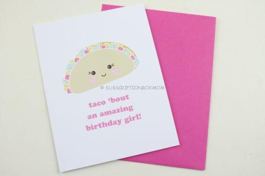 Taco Birthday Girl Card