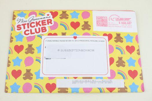 Mrs. Grossman's Sticker Club July 2018 Review