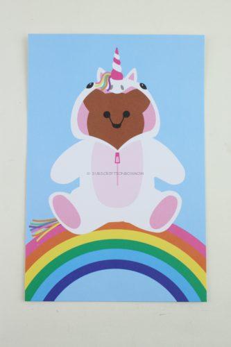 Bunny Bear Post Card