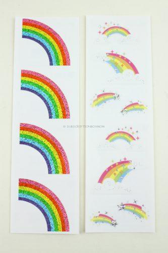 Rainbow stickers