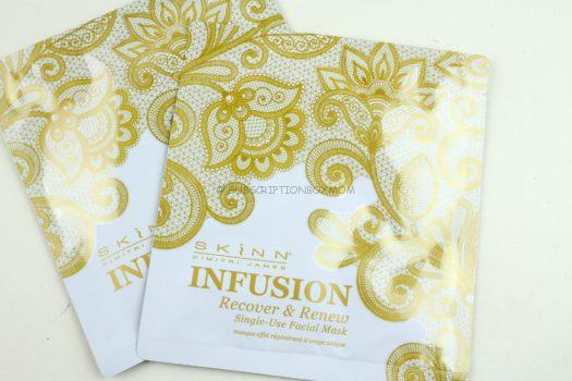 Skinn Cosmetics Infusion Recover & Renew Single-Use Facial Masks