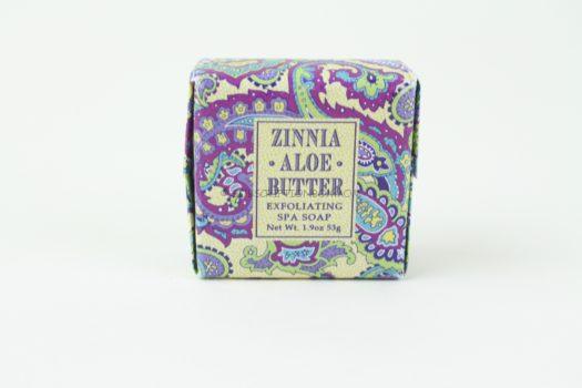 Zinnia Aloe Butter Exfoliating Spa Soap 