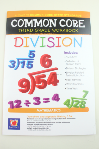 Common Core Third Grade Workbook - Division