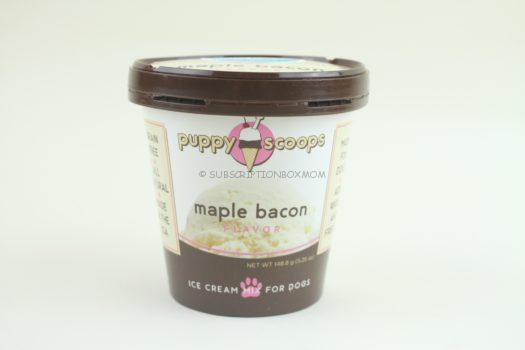 Puppy Scoops Maple Bacon Ice Cream 