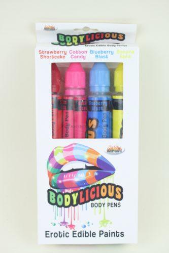 Hott Products Bodylicious Body Pens Erotic Edible Paints 