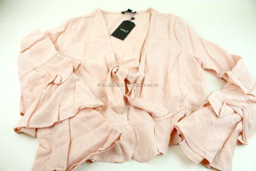 Very J Ruffle Tie-Front Cardigan