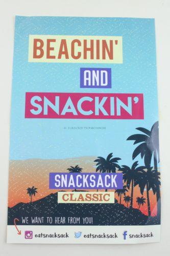SnackSack Classic July 2018 Review