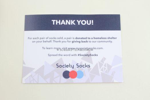 Society Socks August 2018 Review 